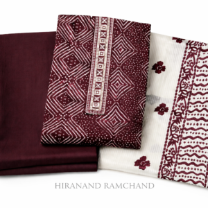 Home Red bandhini salavar suit - hiranandramchand